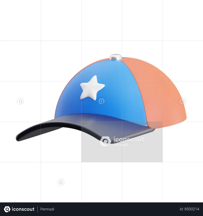 Sports Cap  3D Icon