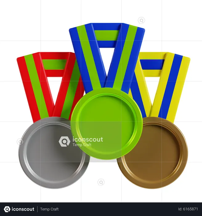 Sports Medal  3D Icon