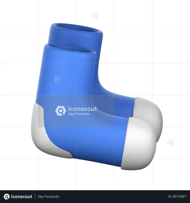 Sports Sock  3D Icon