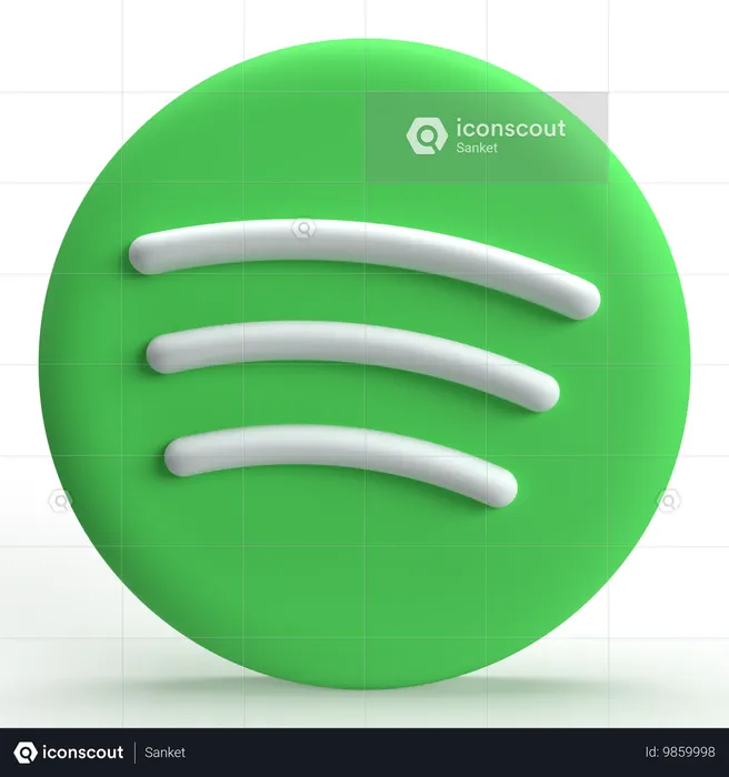 Spotify  3D Icon