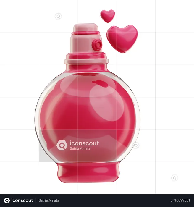 Spray de amor  3D Icon