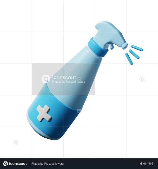 Spray desinfetante  3D Icon