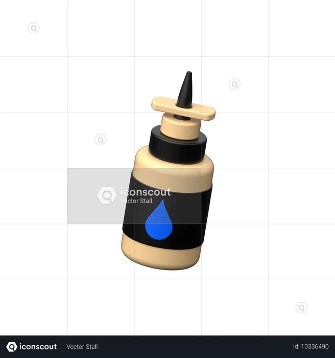 Aerosol nasal  3D Icon