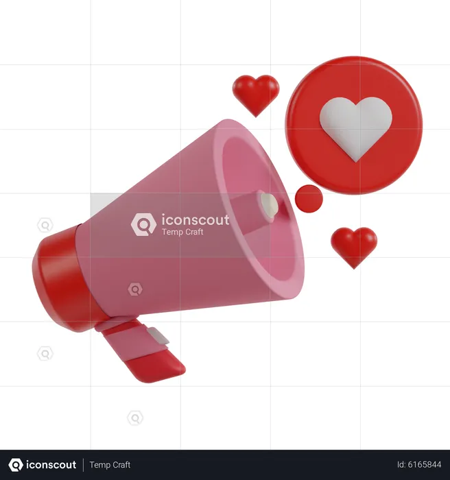 Spread Love  3D Icon