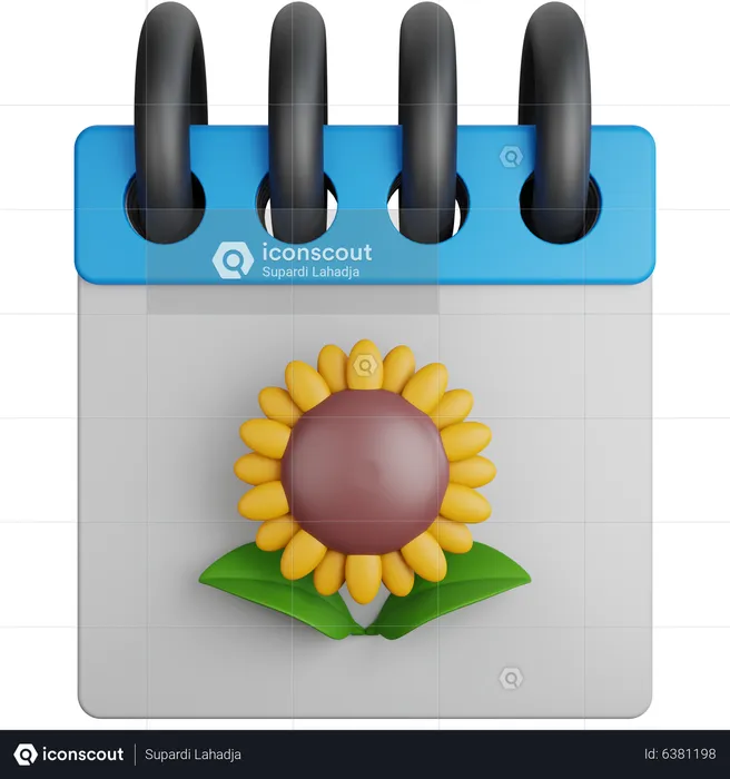 Spring  3D Icon