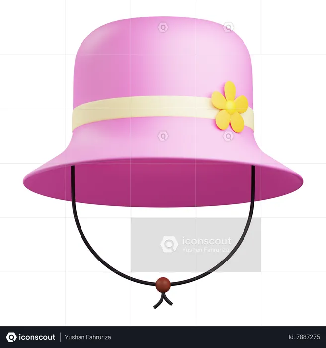 Spring hat  3D Icon