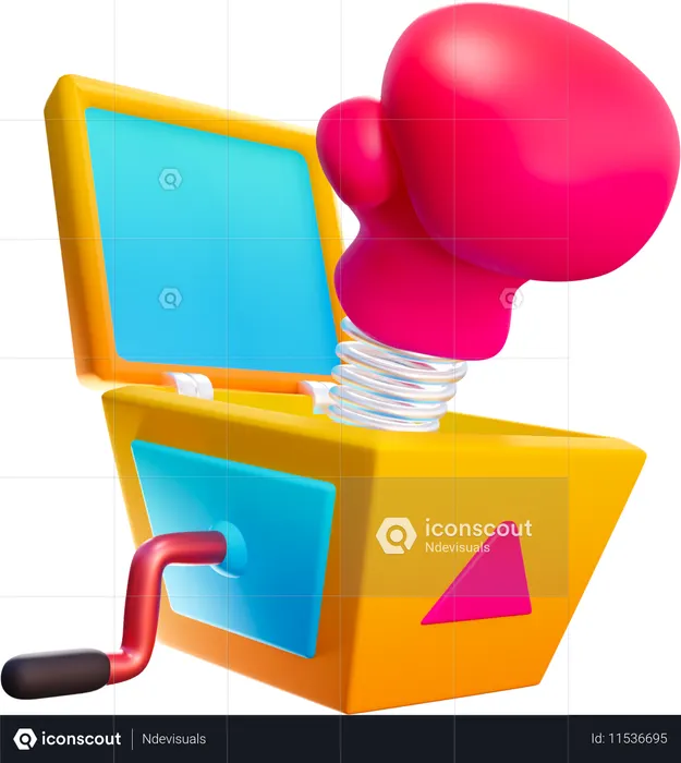 Spring Punch Glove  3D Icon
