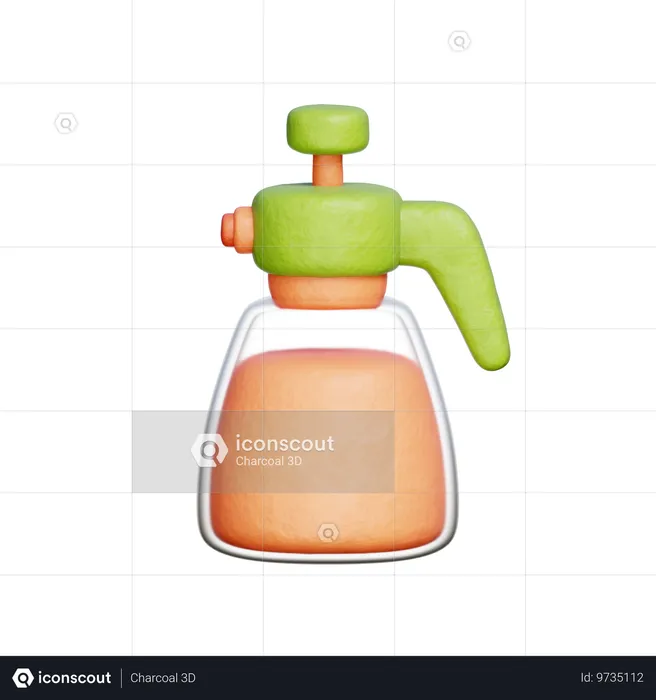 Sprühflasche  3D Icon