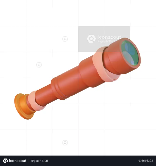 Spyglass  3D Icon