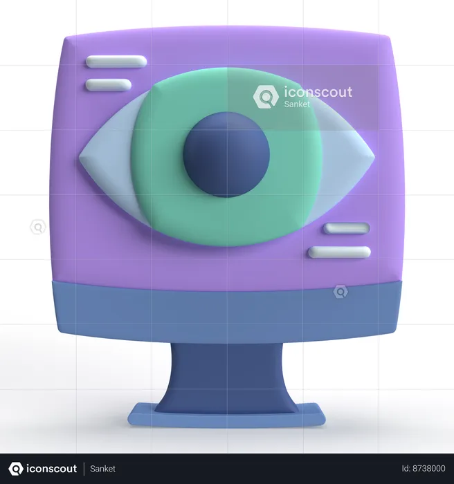 Spying  3D Icon