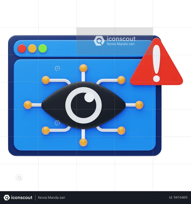 Spyware  3D Icon