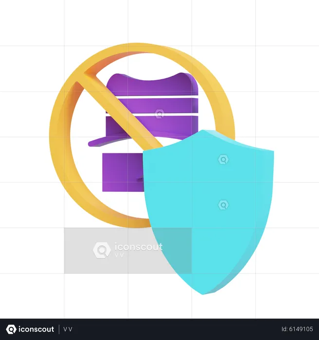 Spyware Protection  3D Icon