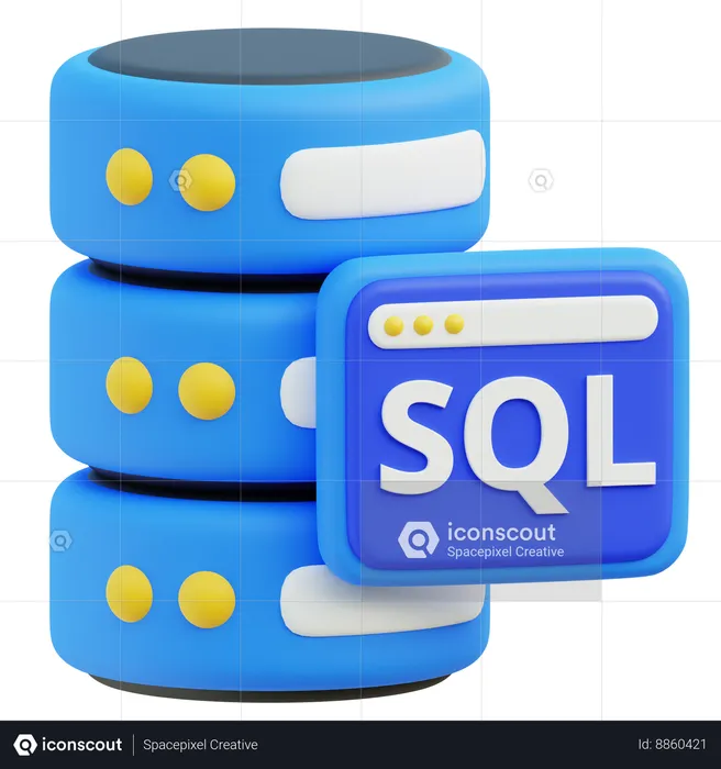 SQL  3D Icon