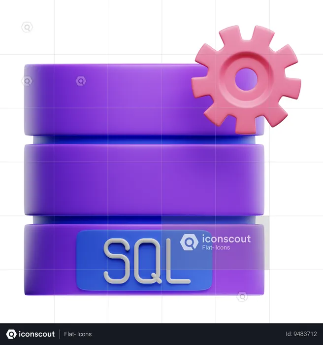 SQL 3D Icon - Free Download User Interface 3D Icons | IconScout