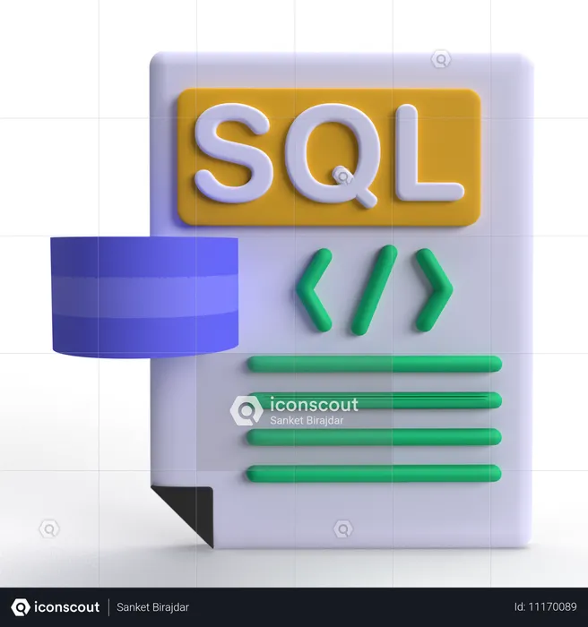 SQL  3D Icon