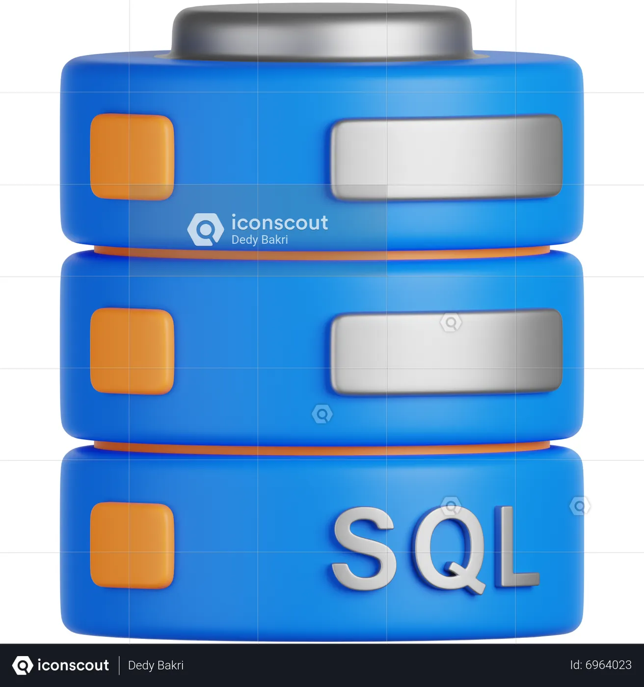SQL 3D Icon - Free Download Design & Development 3D Icons | IconScout