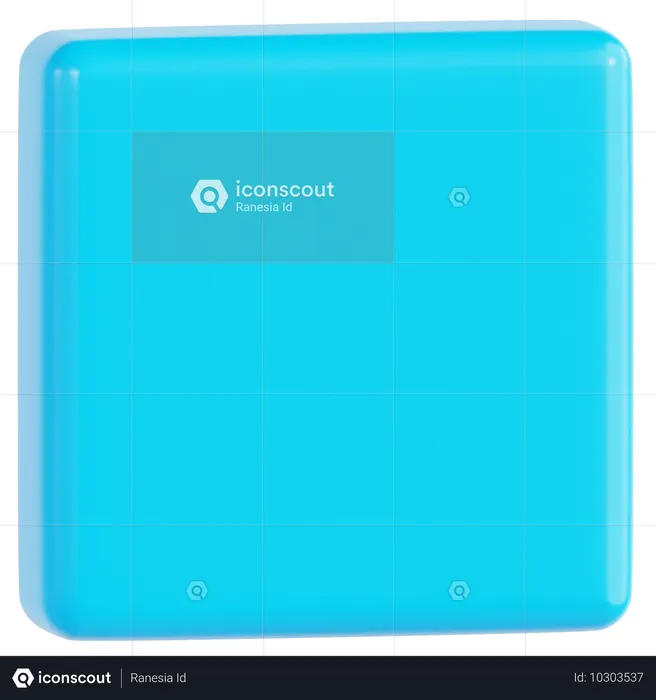 Square  3D Icon