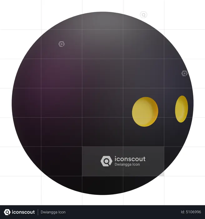 Squash Ball  3D Icon