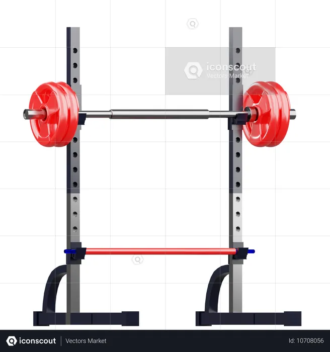 Squat Rack  3D Icon