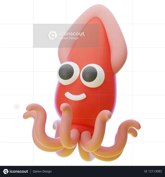 SQUID  3D Icon