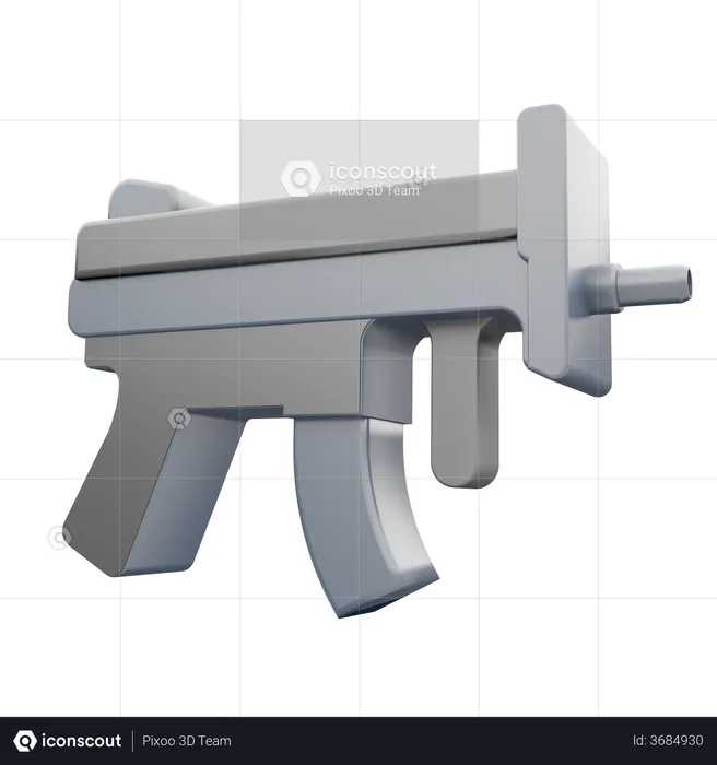 Pistolet  3D Illustration