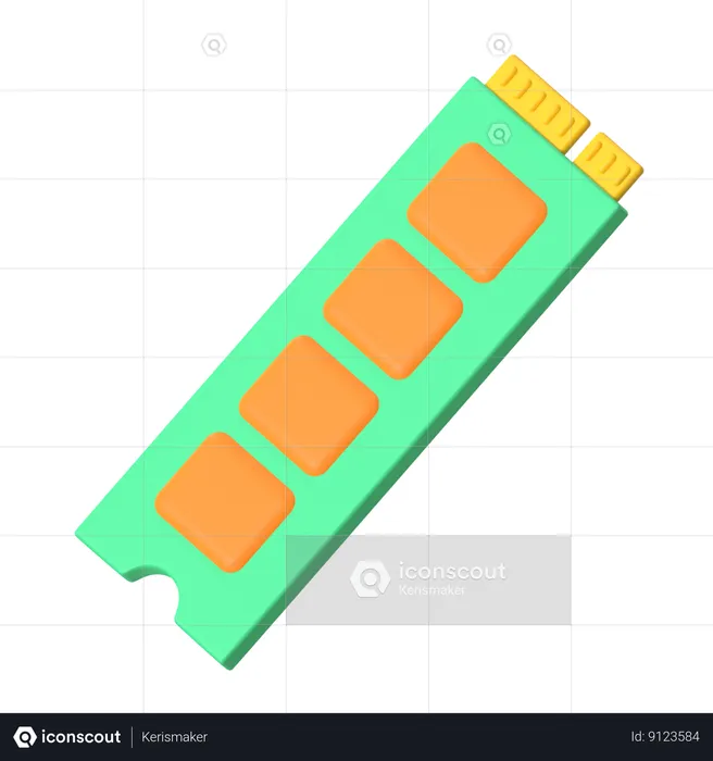 SSD  3D Icon