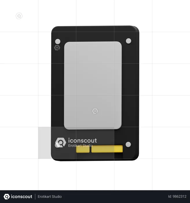 SSD  3D Icon