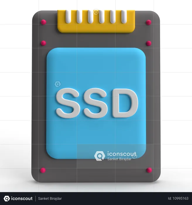 SSD  3D Icon