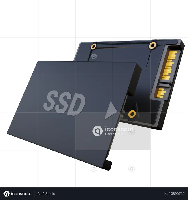 SSD  3D Icon