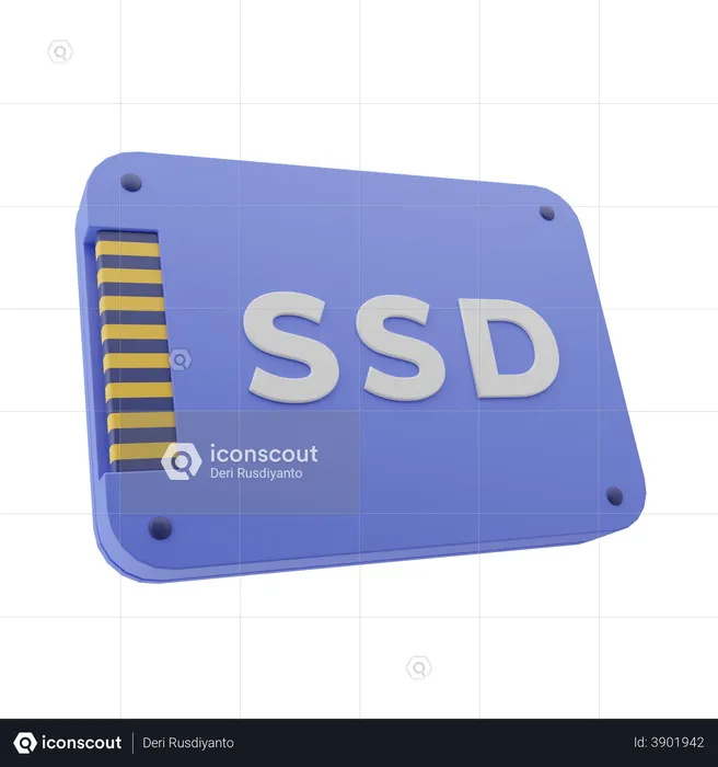 Ssd  3D Illustration