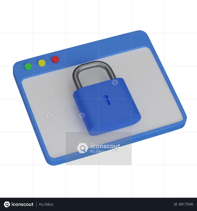 Ssl Sertificate  3D Icon