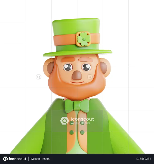 St Patrick  3D Icon