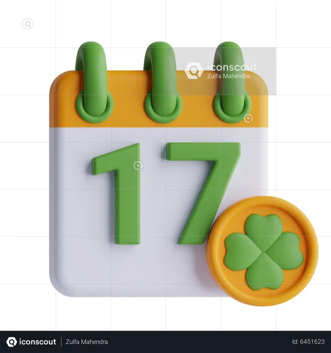 St. Patrick Tag  3D Icon