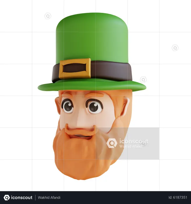 St Patricks Day Character  3D Icon