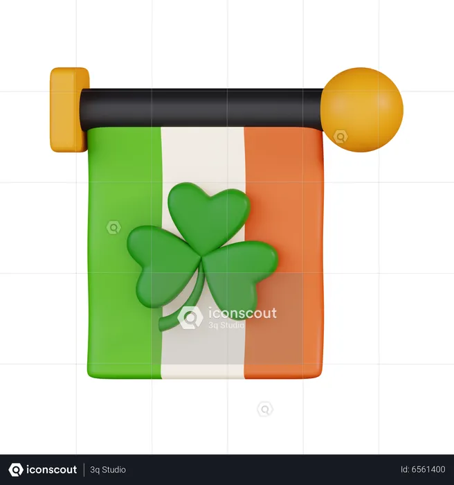 St. Patricks Tag  3D Icon