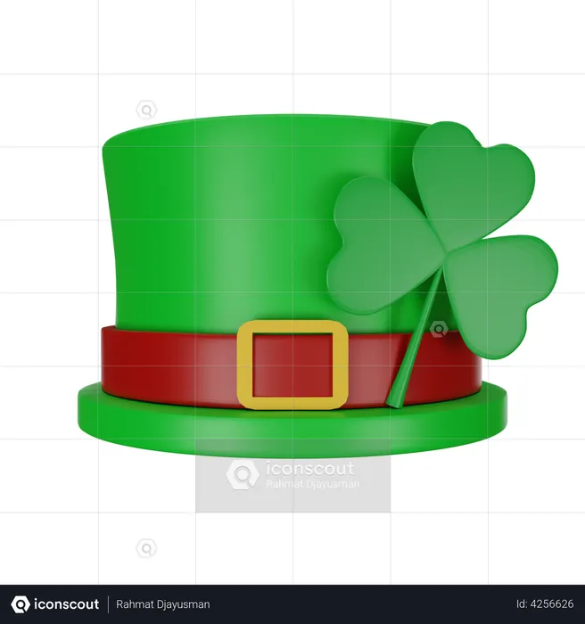 ST. Patrick's Hat  3D Illustration