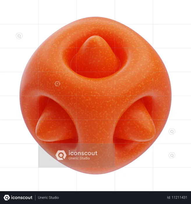 Stachelige Kugel  3D Icon