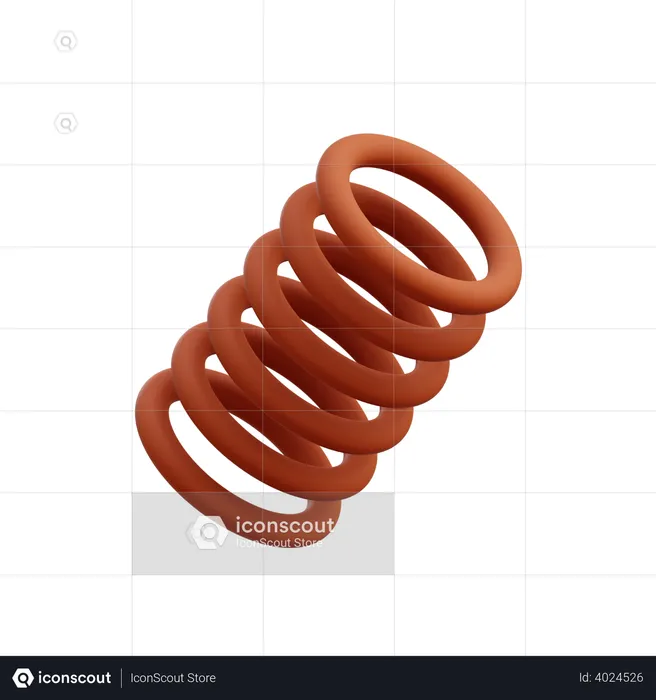 Stacked Ring  3D Icon