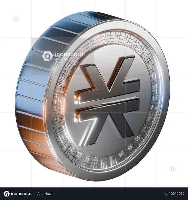 Stacks Coin  3D Icon