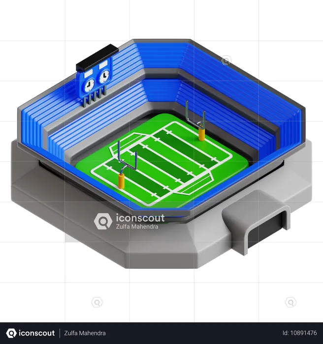 Stade  3D Icon