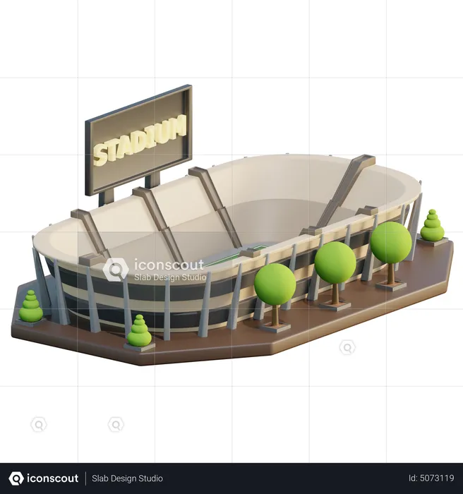 Stadion  3D Icon