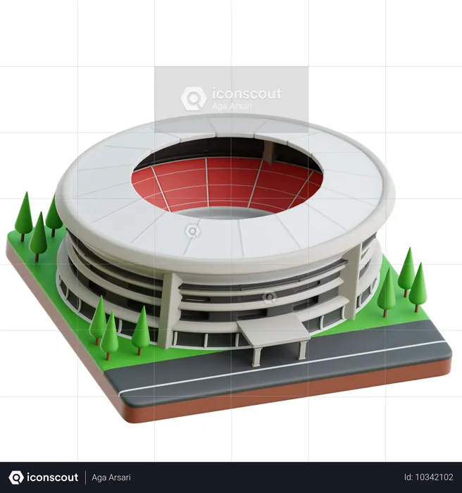 Stadium  3D Icon