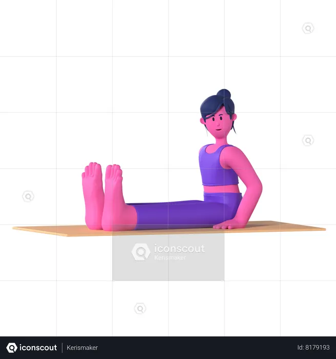 Staff Pose  3D Icon