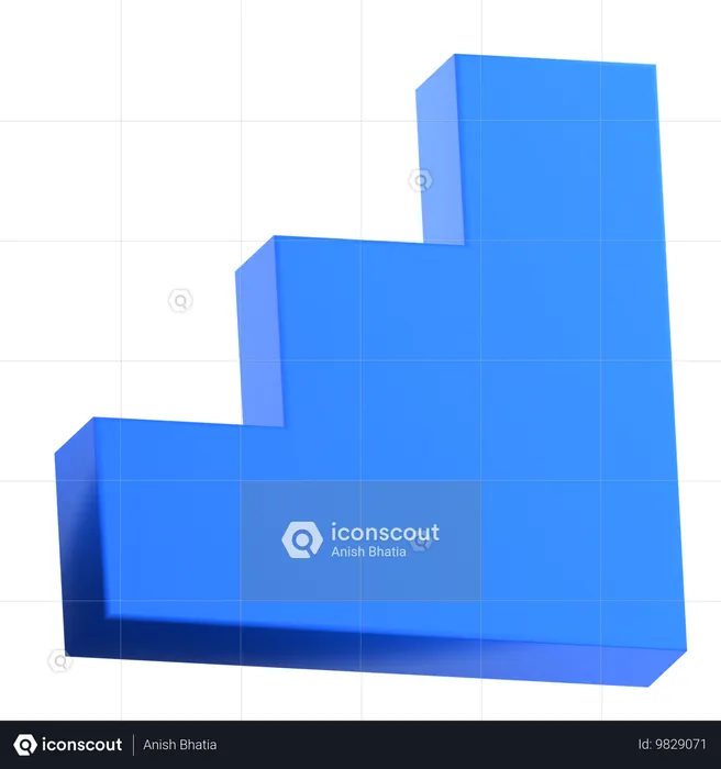 Stair  3D Icon