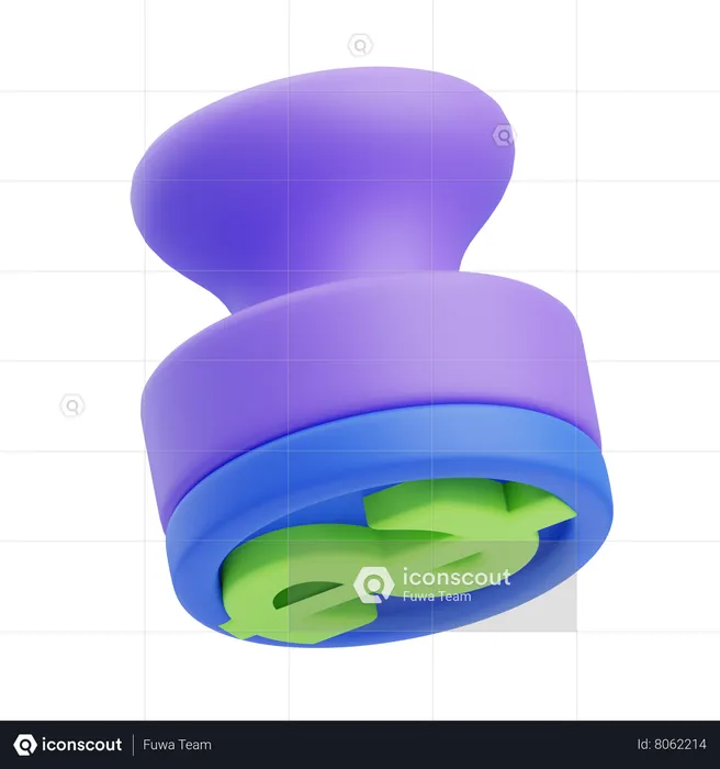 Stamp  3D Icon