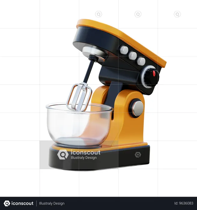 Stand Mixer  3D Icon