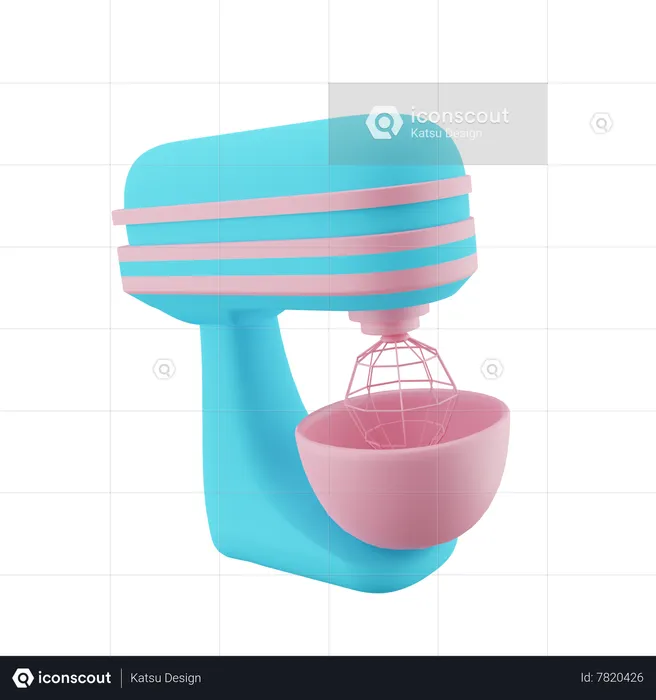 Stand Mixer  3D Icon