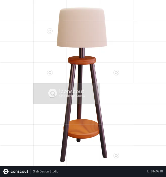 Standing Lamp  3D Icon