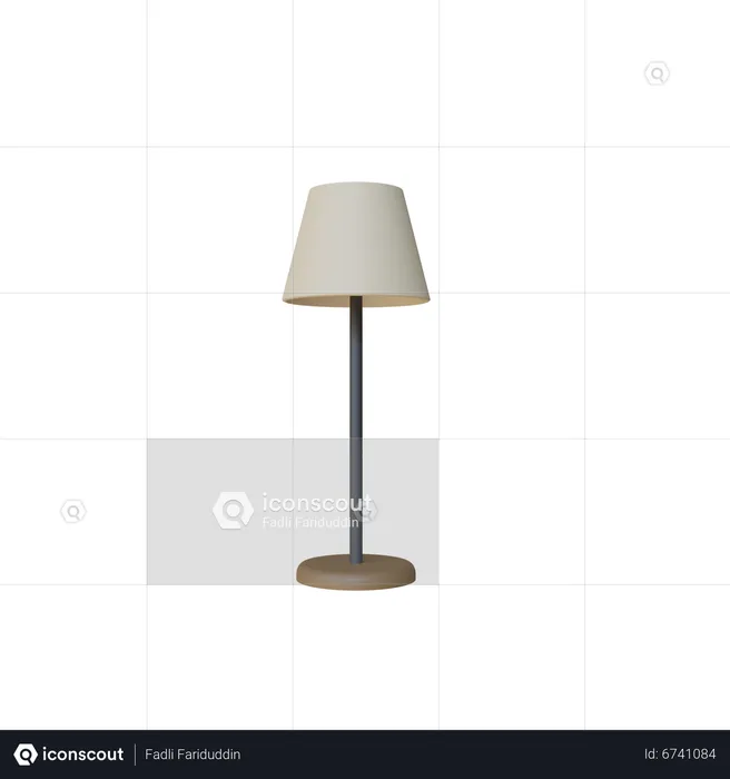 Standing Lamp  3D Icon