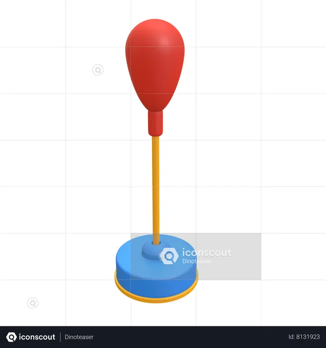 Standing Speed Ball  3D Icon